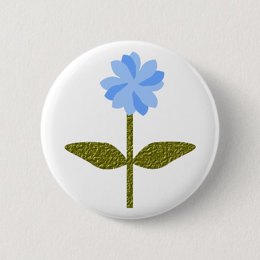 Daisy Blume Hübsch Blue Button (Vorderseite)