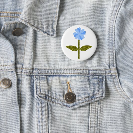 Daisy Blume Hübsch Blue Button (Beispiel)