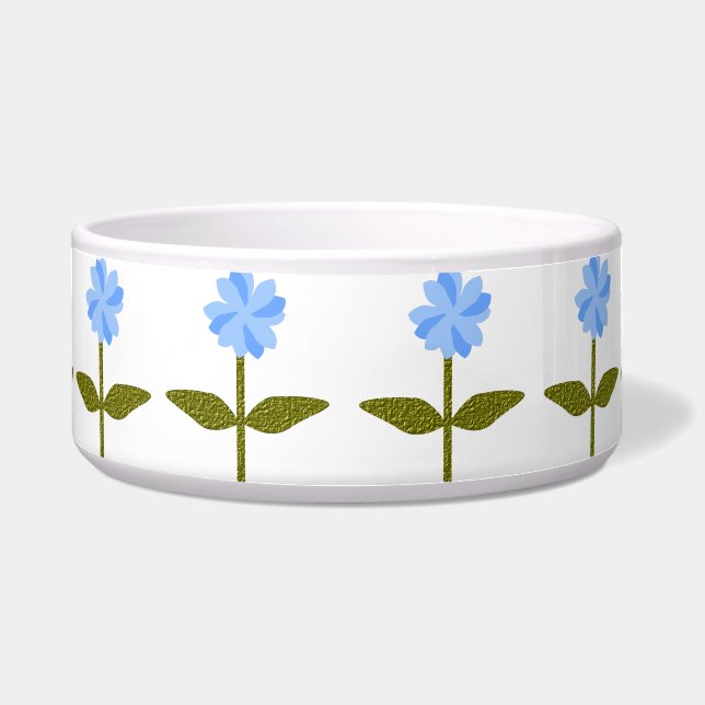 Daisy Blume Hübsch Blue Dog Bowl Napf (Vorderseite)