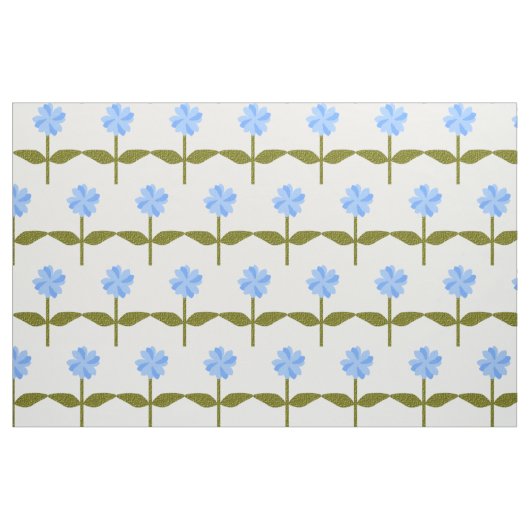 Daisy Blume Hübsch Blue Floral Gemustertes Gewebe Stoff (Fat Quarter (45,7 x 55,9 cm))