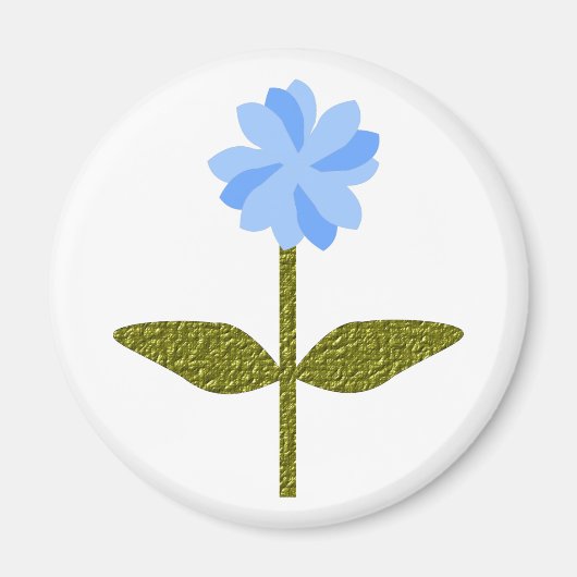 Daisy Blume Hübsch Blue Magnet (Vorne)
