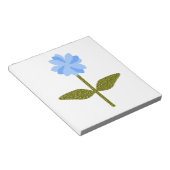 Daisy Blume Hübsch Blue Notepad Notizblock (angewinkelt)