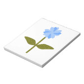 Daisy Blume Hübsch Blue Notepad Notizblock (Rotiert)