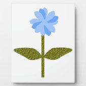 Daisy Blume Hübsch Blue Plaque Fotoplatte (Vorderseite)