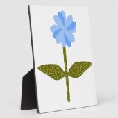 Daisy Blume Hübsch Blue Plaque Fotoplatte (Seite)