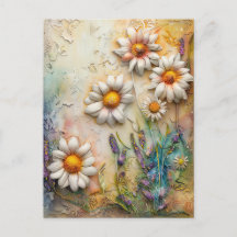 Daisy Blume Hübsche Wildblumen Blumenstrauß Art