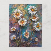Daisy Blume Hübsche Wildblumen Blumenstrauß Art