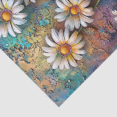 Daisy Blume Hübsche Wildblumen Blumenstrauß Art Seidenpapier (Ausschnitt)