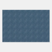 Daisy Blume im Art-Muster Blue Nature Geschenkpapier Set (Vorderseite)