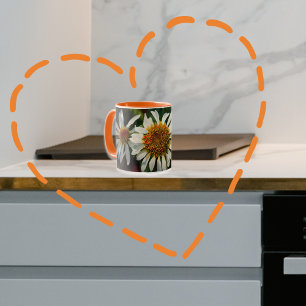 Daisy Blume im Garten Blumenstrauß Tasse Cup