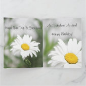 Daisy-Blume im Vollblut Karte (Innenseite)