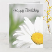 Daisy-Blume im Vollblut Karte (Gelbe Blume)