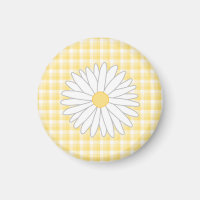 Daisy Blume in Gelb und Weiß.