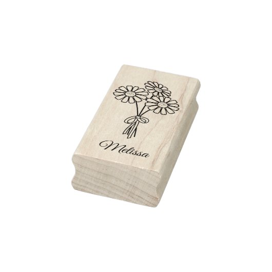 Daisy Blume Individuelle Name Gummistempel (Stempel)