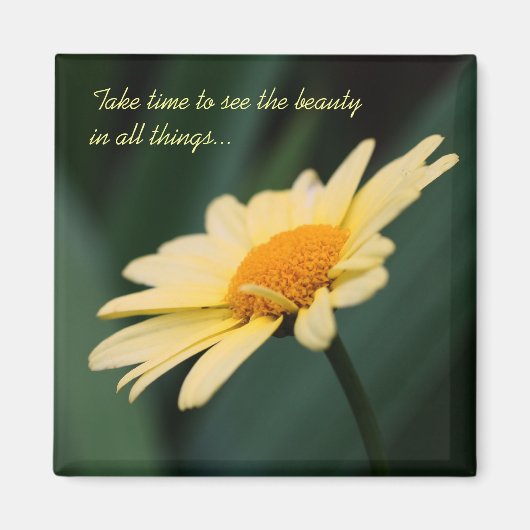 Daisy Blume Inspiration Zitat Magnet (Vorne)