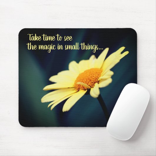Daisy Blume Inspiration Zitat Mousepad (Mit Mouse)