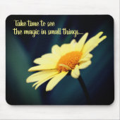 Daisy Blume Inspiration Zitat Mousepad (Vorne)