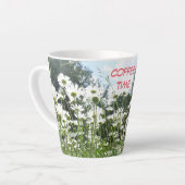 Daisy Blume Kaffee Time Cust. Latte Tasse (Linke Ecke)