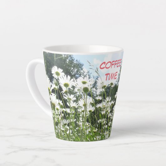 Daisy Blume Kaffee Time Cust. Latte Tasse (Linke Ecke)
