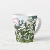 Daisy Blume Kaffee Time Cust. Latte Tasse (Rechte Ecke)