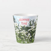 Daisy Blume Kaffee Time Cust. Latte Tasse (Vorderseite)