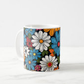 Daisy-Blume Kaffeetasse (Vorderseite Links)