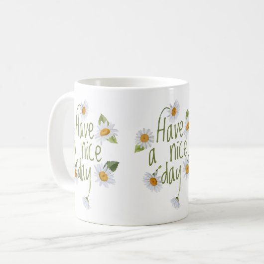 Daisy Blume Kaffeetasse (Vorderseite Links)