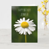Daisy Blume Karte (Gelbe Blume)
