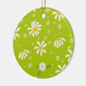 Daisy Blume Keramik Ornament (Links)