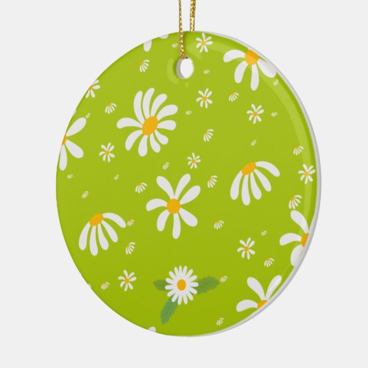 Daisy Blume Keramik Ornament (Links)