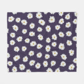 Daisy Blume: kleines, nahtloses Muster. Fleecedecke (Vorderseite (Horizontal))