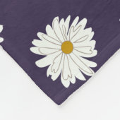 Daisy Blume: kleines, nahtloses Muster. Fleecedecke (Ecke)