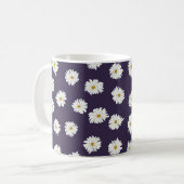 Daisy Blume: kleines, nahtloses Muster. Kaffeetasse (Vorderseite Links)