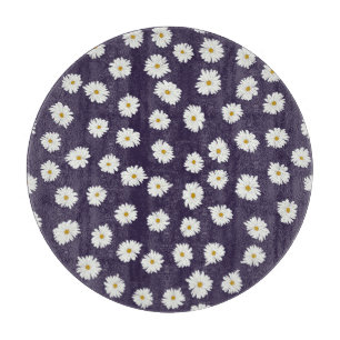 Daisy Blume: kleines, nahtloses Muster. Schneidebrett