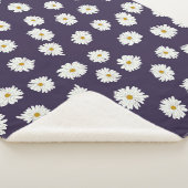 Daisy Blume: kleines, nahtloses Muster. Sherpadecke (3/4)