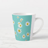 Daisy Blume Kruste. BC Turqoise Latte Tasse (Rechts)