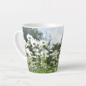 Daisy Blume Latte Tasse (Linke Ecke)