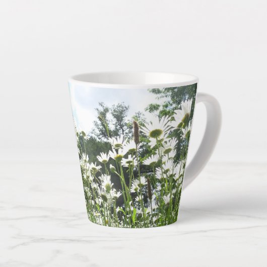 Daisy Blume Latte Tasse (Rechte Ecke)