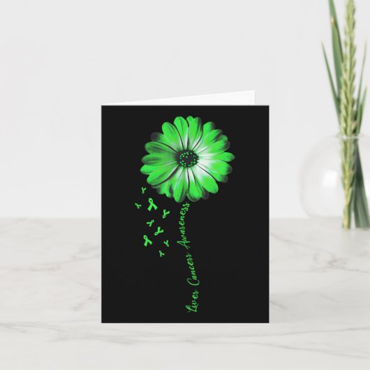 Daisy Blume Leberkrebs-Geschenke Karte (Vorderseite)