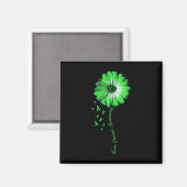 Daisy Blume Leberkrebs-Geschenke Magnet (Vorderseite/Rückseite)