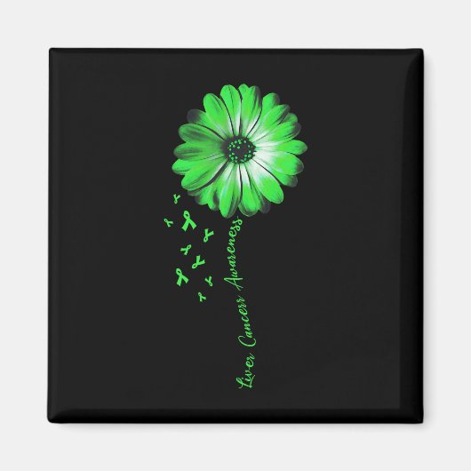 Daisy Blume Leberkrebs-Geschenke Magnet (Vorne)