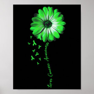 Daisy Blume Leberkrebs-Geschenke Poster