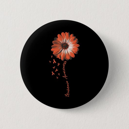 Daisy Blume Leukämie Aufklärungsgeschenke Button (Vorderseite)
