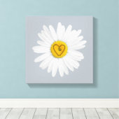 Daisy Blume Liebe Art Customizing Background Leinwanddruck (Insitu (Holzboden))