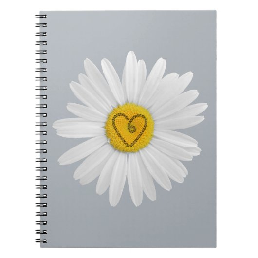 Daisy Blume Liebe Art Customizing Background Notizblock (Vorderseite)
