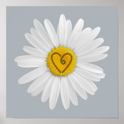 Daisy Blume Liebe Art Customizing Background Poster (Vorne)