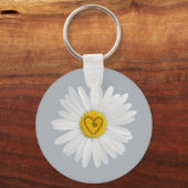 Daisy Blume Liebe Art Customizing Background Schlüsselanhänger (Vorderseite)