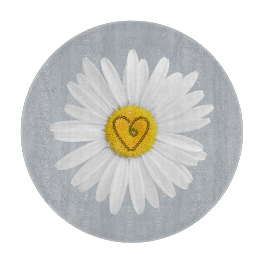 Daisy Blume Liebe Art Customizing Background Schneidebrett (Vorderseite)