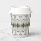 Daisy Blume mit Muster Pappbecher (Rechts)