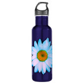 Daisy Blume mit White Petals Edelstahlflasche (Vorderseite)